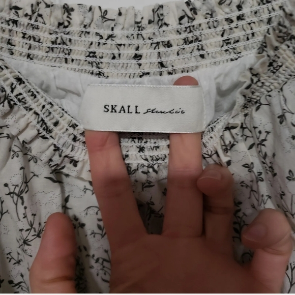 SKALL Studio hima cotton maxi dress small 34 Shiro print - Picture 4 of 7